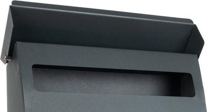 EASTWALL Wall Letterbox Black