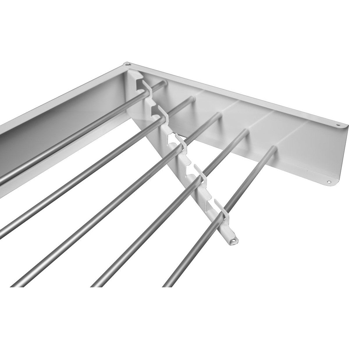 Milano Luxurious Wasrek inklapbaar - Wand wasrek - Wasrek muur - 80cm - Wit