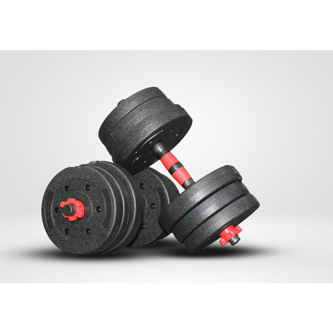 SOUTHWALL Dumbbells set adjustable with barbell up to 30kg