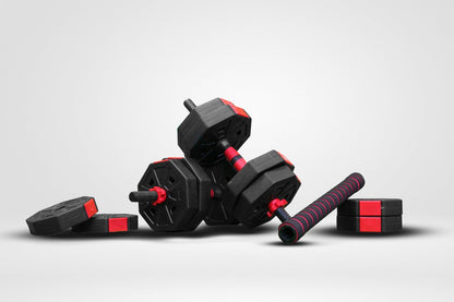 SOUTHWALL Hexagon dumbbells set verstelbaar tot 30kg