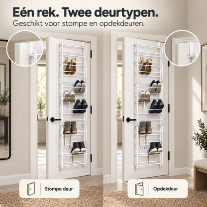 LG Life's Green Schoenenrek hangend Wit Geschikt voor stompe en opdek deuren