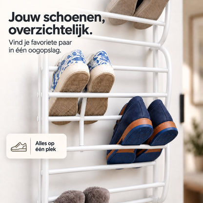 LG Life's Green Schoenenrek hangend Wit Geschikt voor stompe en opdek deuren