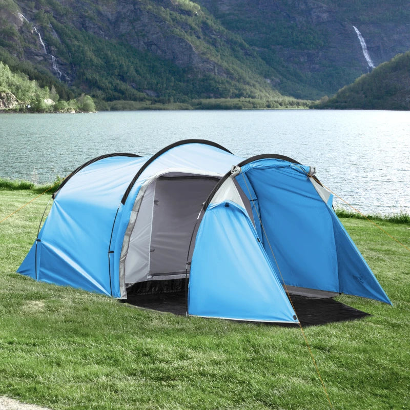 Nancy's Epsinhel Camping tent - Camping tent - 2 to 3 people - Blue - ± 425 x 205 x 155 cm
