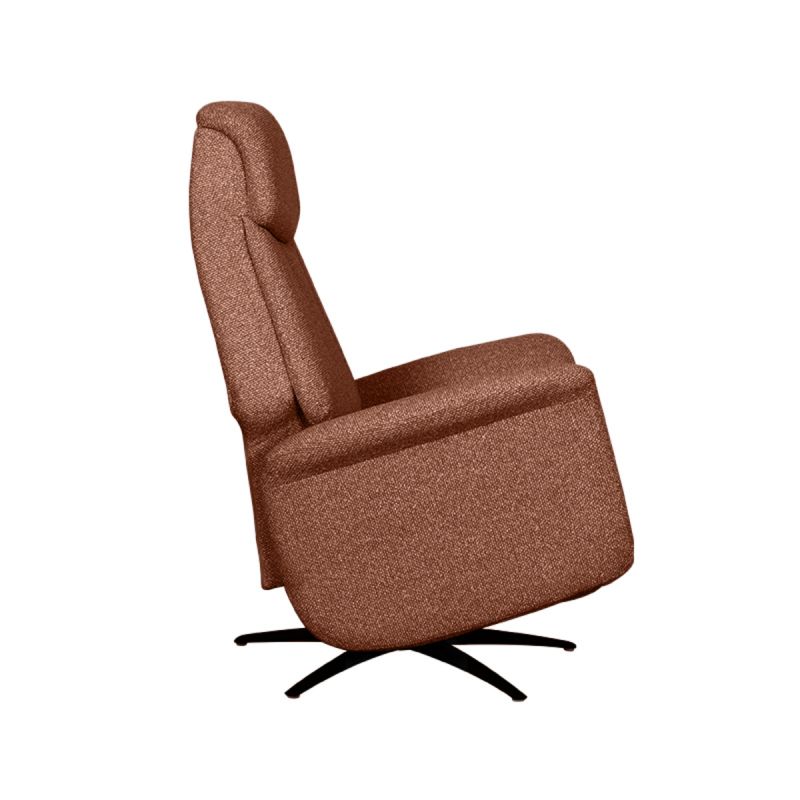Label51 Elektrische Fauteuil Oslo - Coral Royal Boucle | Zwart Metaal - 79x87x112 cm