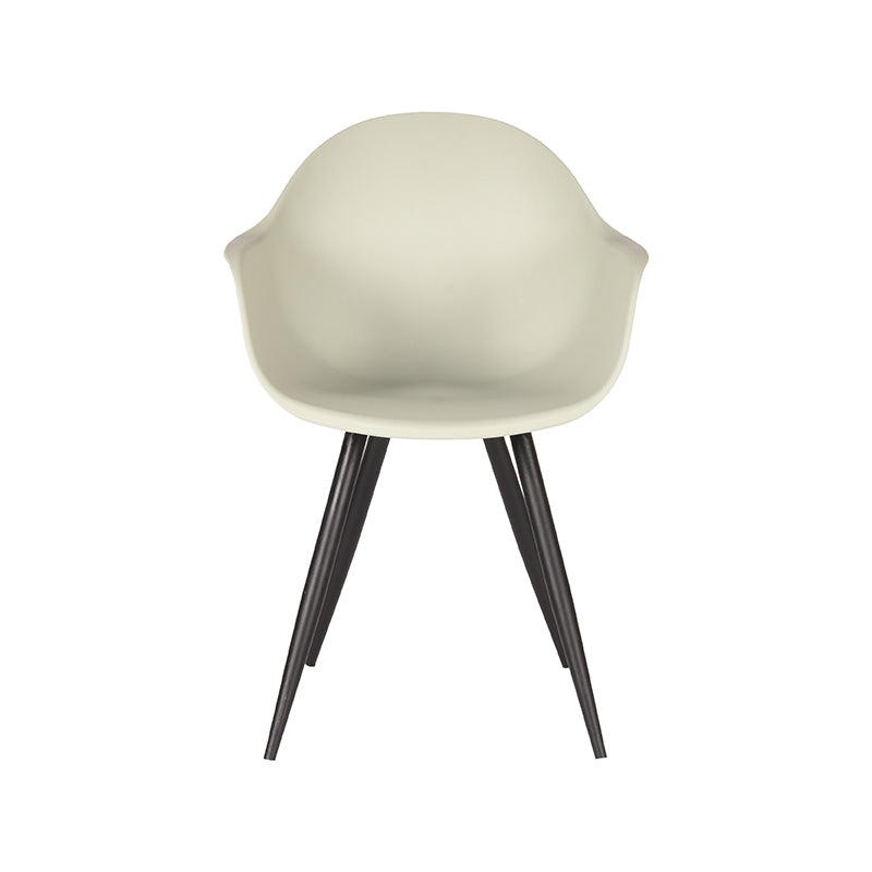 LABEL51 Eetkamerstoel Luca - Set van 2 - Eetkamer - Industrieel - Stoel - Eetkamerstoelen - Kunststof - Breeze - 58 x 54 x 85 cm