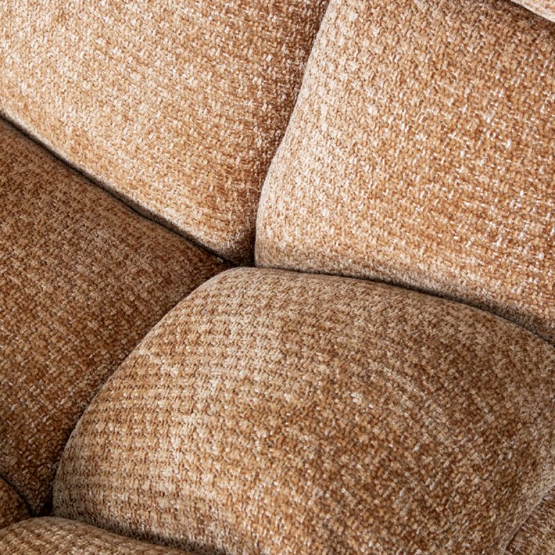 LABEL51 Draaifauteuil Huxley - CognacElite | Zwart Metaal - 76x86x92 cm
