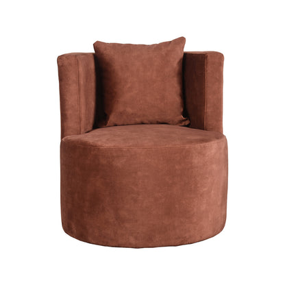 LABEL51 Fauteuil Evy - Rust - Velours - 65x65x75 cm