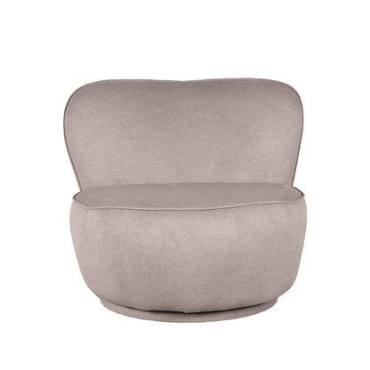 LABEL51 Fauteuil Bunny - Taupe - Microfiber