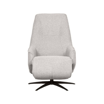 Label51 Elektrische Fauteuil Odense - Naturel Royal Boucle | Zwart Metaal - 68x87x110 cm