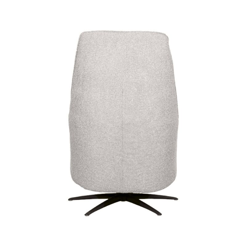 Label51 Elektrische Fauteuil Odense - Naturel Royal Boucle | Zwart Metaal - 68x87x110 cm