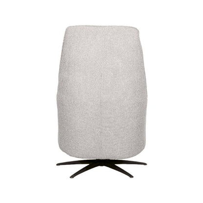 Label51 Elektrische Fauteuil Odense - Naturel Royal Boucle | Zwart Metaal - 68x87x110 cm