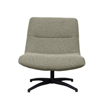LABEL51 Draaifauteuil Calix - Naturel Royal Boucle | Zwart Metaal - 77x93x88 cm