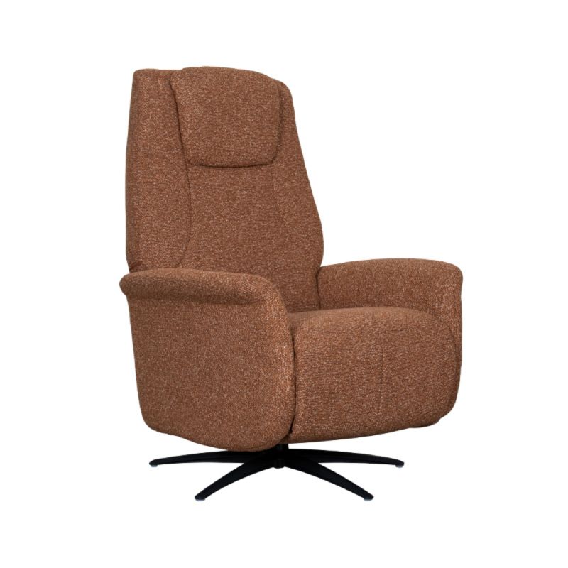 Label51 Elektrische Fauteuil Stockholm - Coral Royal Boucle | Zwart Metaal - 77x87x112 cm