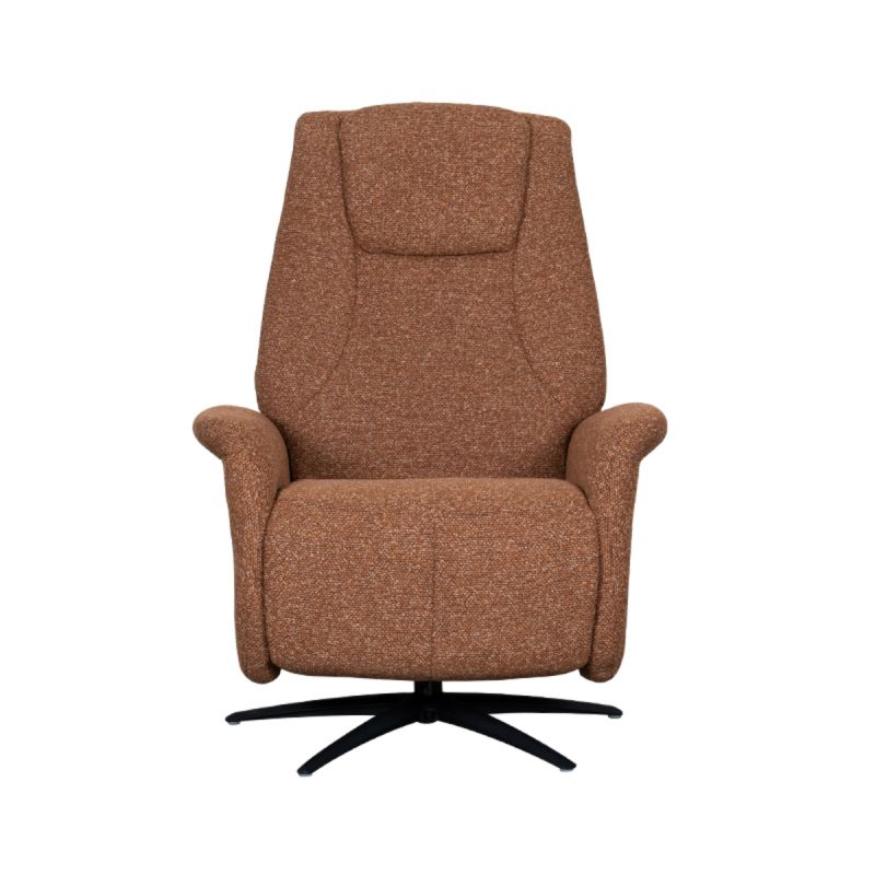 Label51 Elektrische Fauteuil Stockholm - Coral Royal Boucle | Zwart Metaal - 77x87x112 cm