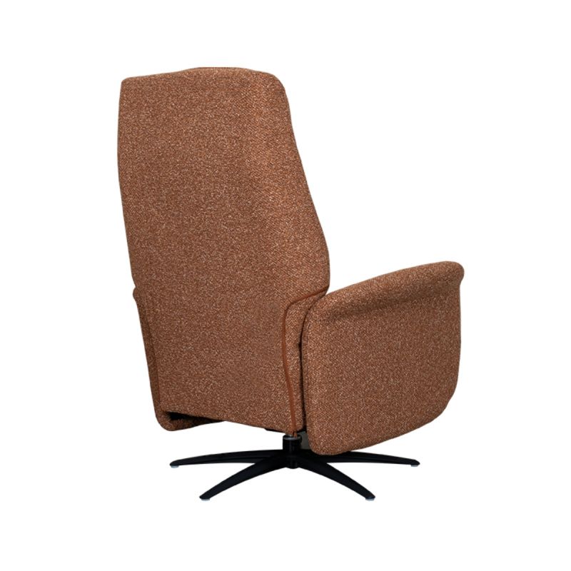Label51 Elektrische Fauteuil Stockholm - Coral Royal Boucle | Zwart Metaal - 77x87x112 cm
