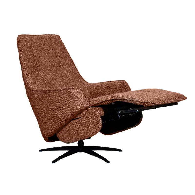 Label51 Elektrische Fauteuil Odense - Coral Royal Boucle | Zwart Metaal - 68x87x110 cm