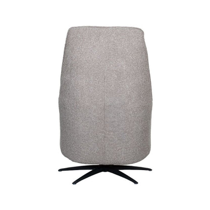 Label51 Elektrische Fauteuil Odense - Mushroom Royal Boucle | Zwart Metaal - 68x87x110 cm