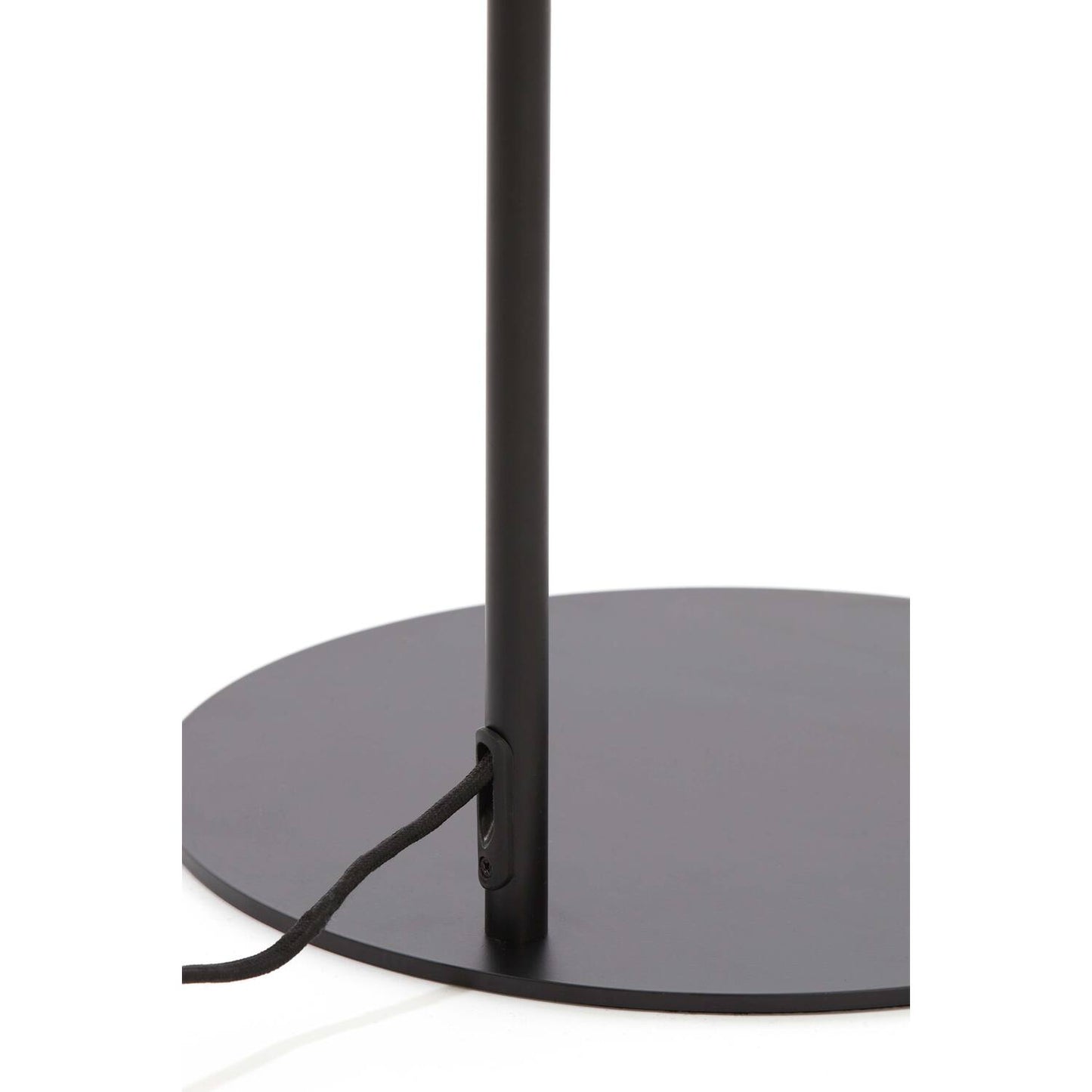 Nancy's Airaes Vloerlamp - Staande Lamp - Zwart / Rookglas - Staal - ± 45 x 30 x 160 cm