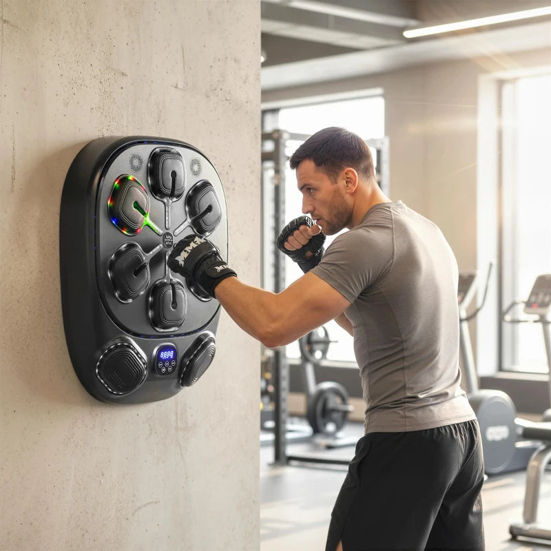 Nancy's Querciola Music Boxing Machine - Boks Machine - LCD Scherm - Zwart - ± 60 x 50 x 10 cm