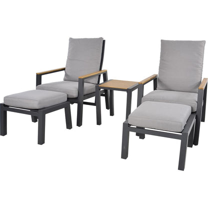 Nancy's Corazon Loungestoelen Set - Lounge set - Grijs