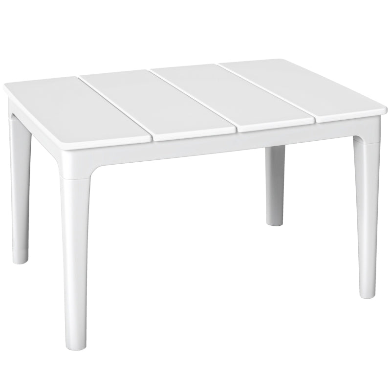 Nancy's Signa Tuintafels - Buitentafel - Bijzettafel voor buiten - Balkontafel - Wit - ± 70 x 55 x 40 cm