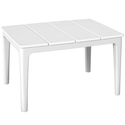 Nancy's Signa Tuintafels - Buitentafel - Bijzettafel voor buiten - Balkontafel - Wit - ± 70 x 55 x 40 cm