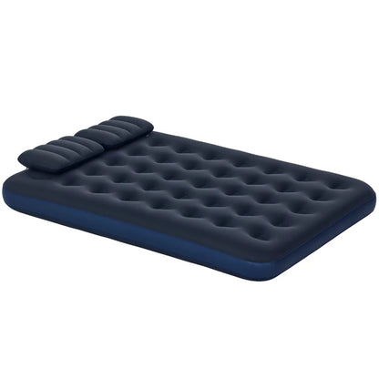 Nancy's Solarolo Luchtbed - 2-Persoons - Met Handpomp - Blauw - ± 205 x 150 x 20 cm