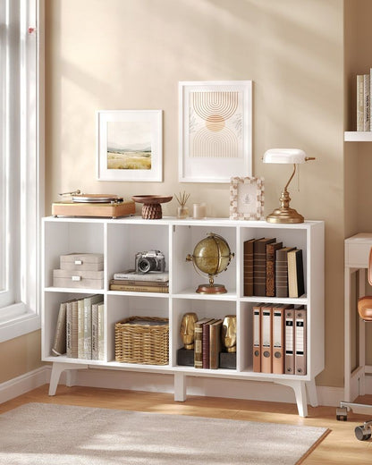 Nancy's Thiene Boekenkast - Opbergkast - Opbergrek - Wit - ± 120 x 25 x 75 cm