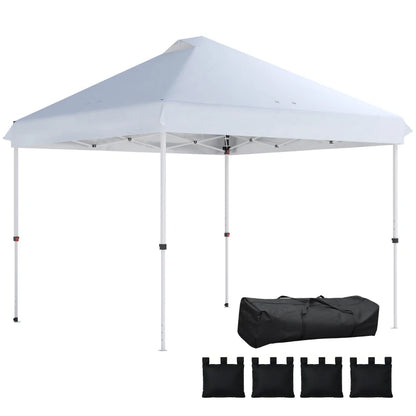 Nancy's Polcenigo Paviljoen - Party tent - Inklapbaar frame - Wit - ± 300 x 300 x 275 cm