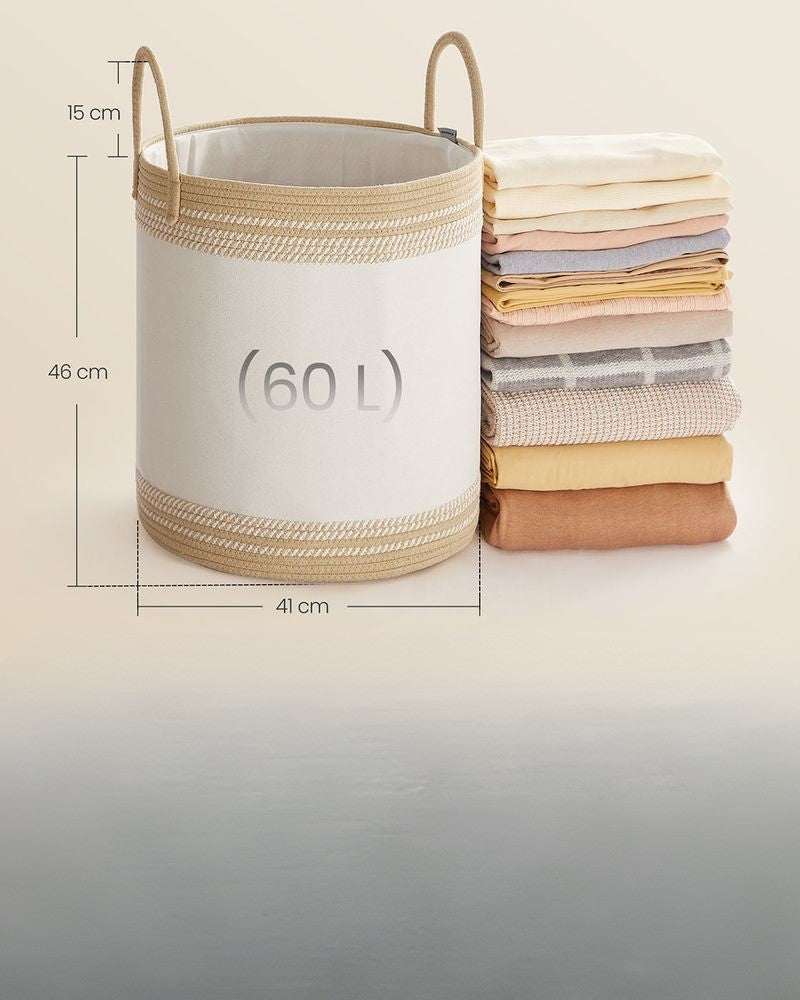 Nancy's Erula Wasmand - Wasbox - Camel Bruin - 60 Liter