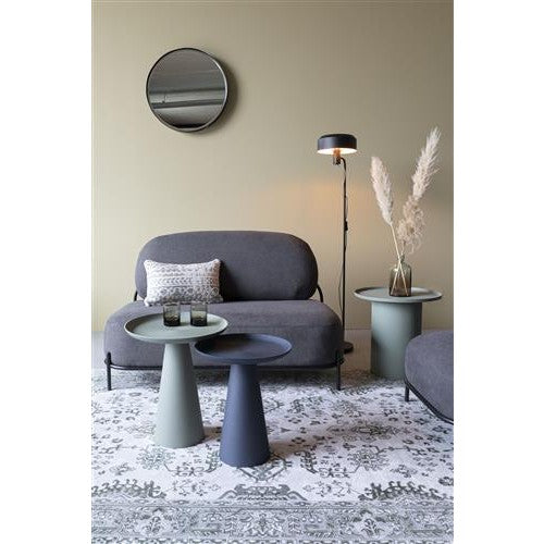 Nancy's Estela Bijzettafel - Salontafel - Rond - Groen - Staal - ± Ø 40 x 45 cm