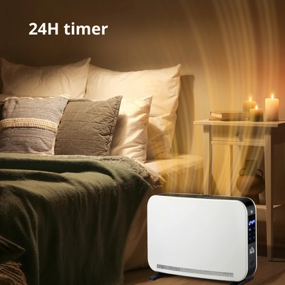 Nancy's Mura Mobiele Kachel - Elektrische Verwarming - Draagbare Verwarming - 3 Standen - Wit