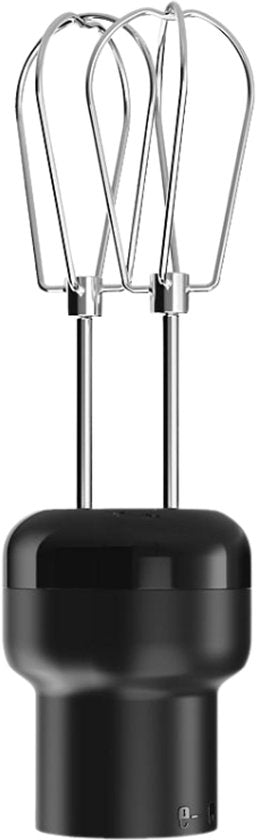 Nancy's BLACK+DECKER KitchenWand 4-in-1 Draadloze Staafmixer - Staafmixer Set - Inclusief Hakmolen en Garde - Zwart