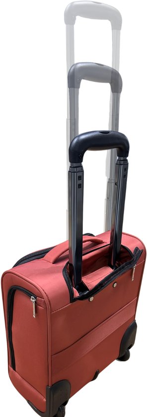 Nancy's Swiss Traveller Underseater Koffer - Handbagage Koffer - Trolley - Met Cijferslot en Trekstang - 24 Liter - 40 x 30 x 20 cm