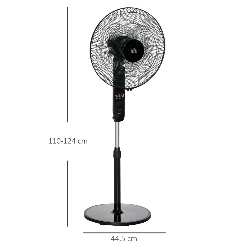 Ventilateur sur pied Nancy's Malhou - Ventilateur sur pied - 3 vitesses - Minuterie - Télécommande