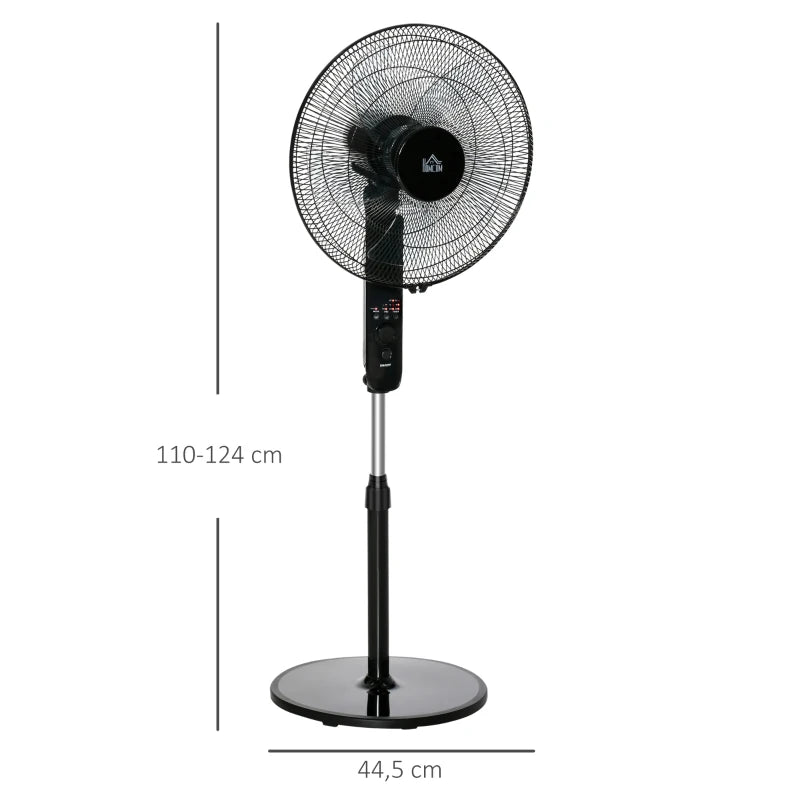 Nancy's Malhou Staande Ventilator - Statiefventilator - 3 Snelheden - Timer - Afstandsbediening