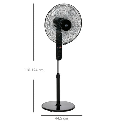 Nancy's Malhou Staande Ventilator - Statiefventilator - 3 Snelheden - Timer - Afstandsbediening