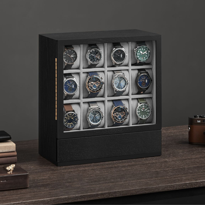 Nancy's Pirado Horloge Doos - Horloge Opbergbox - Horloge Box - Zwart