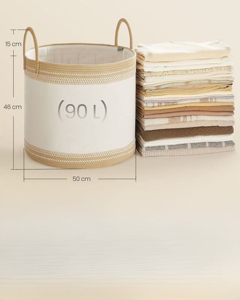 Nancy's Erice Wasmand - Wasbox - Camel Bruin - 90 Liter