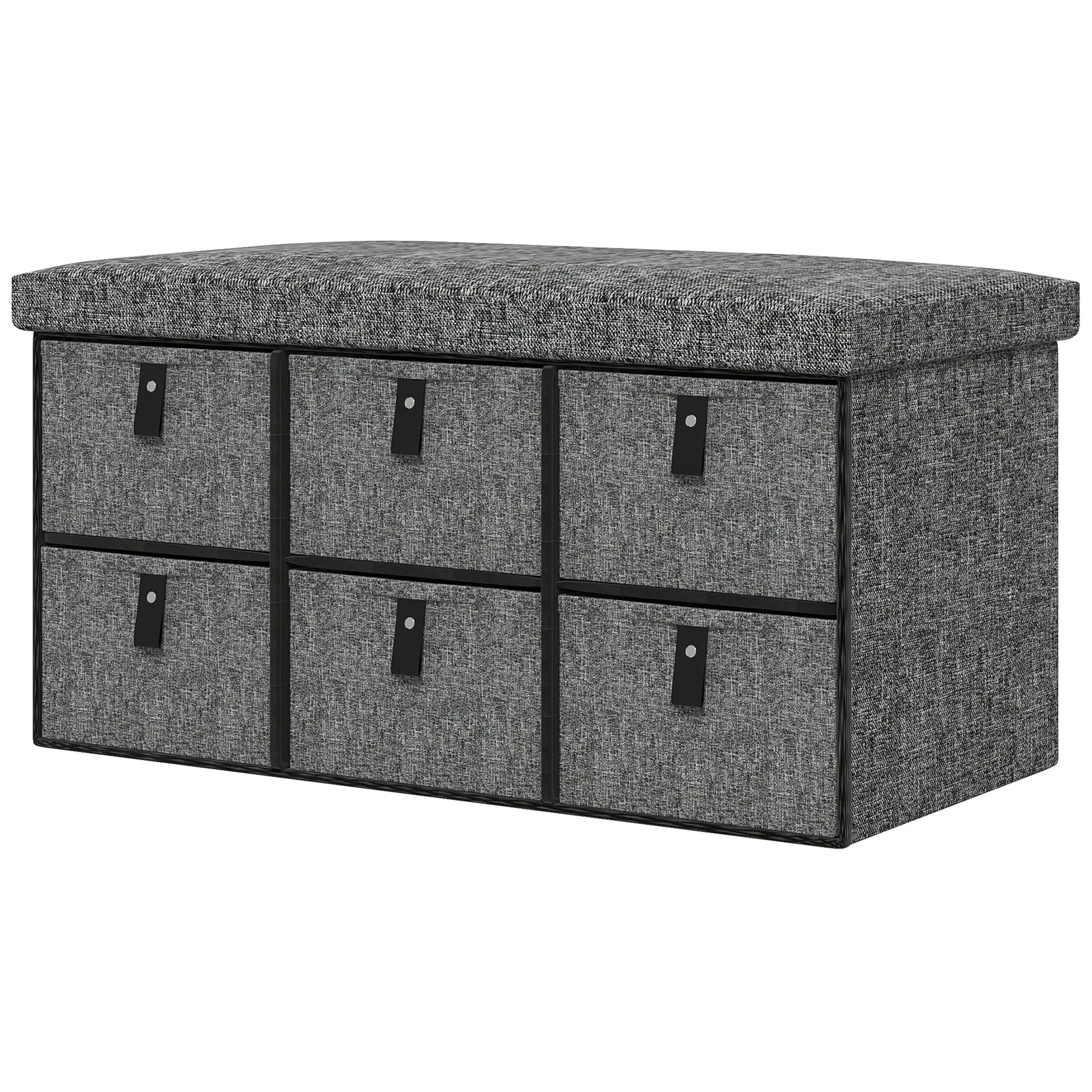 Nancy's Cusago Schoenenbank - Schoenen Opbergen - Schoenenkast - Grijs - ± 75 x 40 x 40 cm