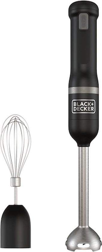 Nancy's Black & Decker BCKM1012KB-QW Draadloze Staafmixerset - Handmixer - 5 Snelheden - Zwart
