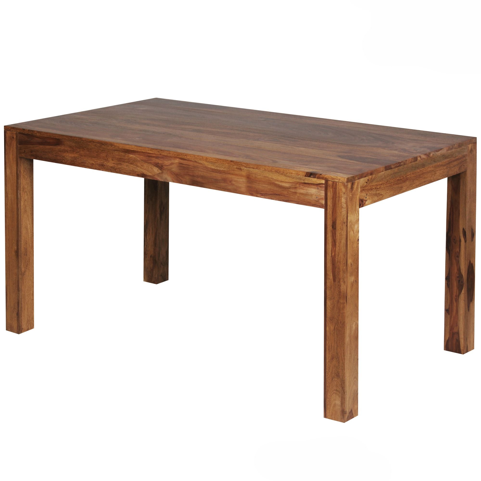 Nancy's Coriscana Dining Table - Dining room table - Solid Wood - 140 x 80 cm - Brown - Sheesham - Handmade - FSC 