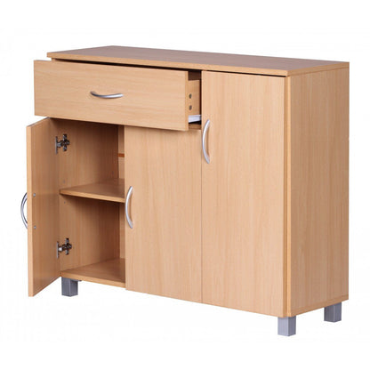 Nancy's Lebanon Dresser - Hallway cupboard - Chest of drawers - Beech wood - Wood - Brown/White
