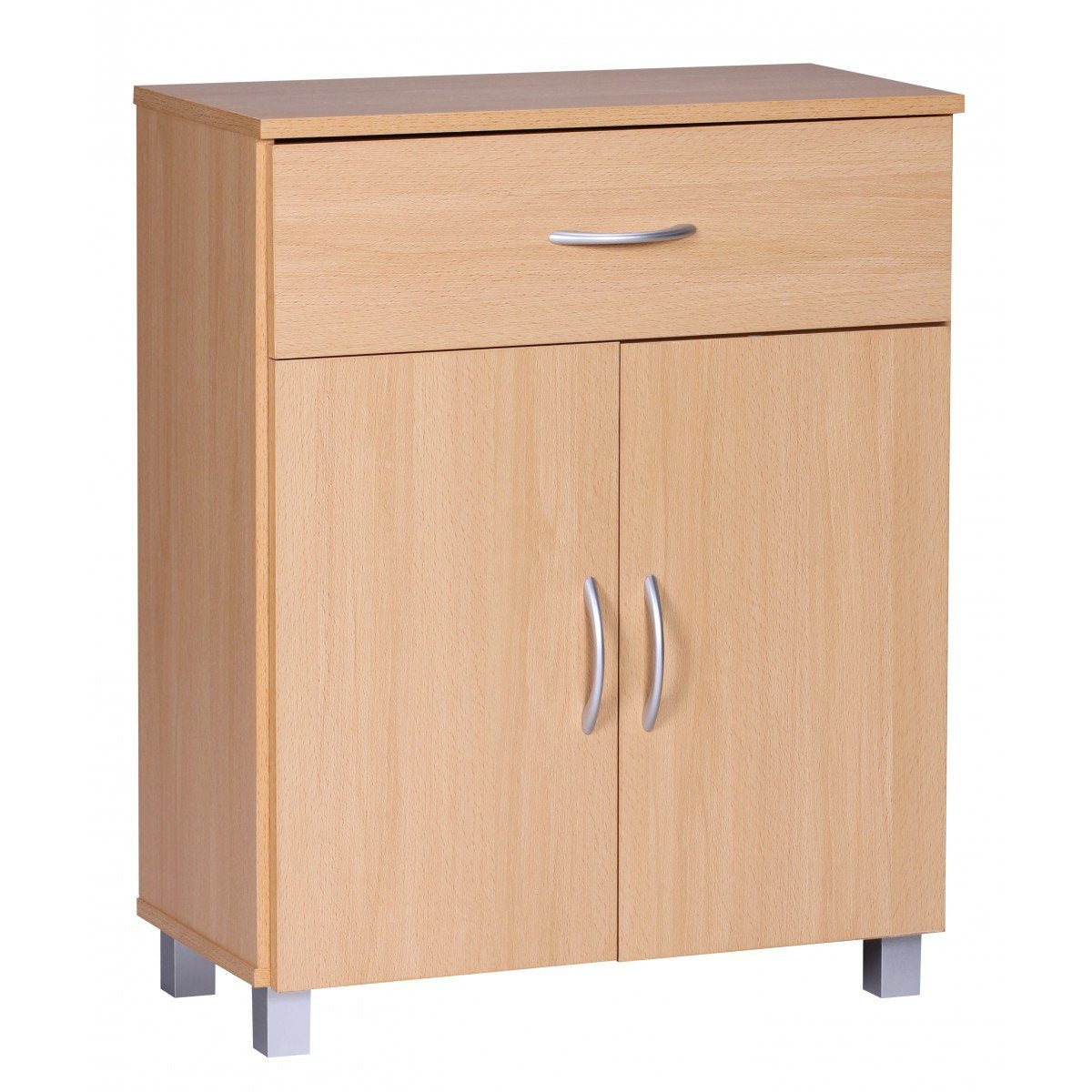 Nancy's Nashua Dressoir - Gangkast - Lade - Openslaande Deuren - Beuken -Beuken (Mat)- Zijkast