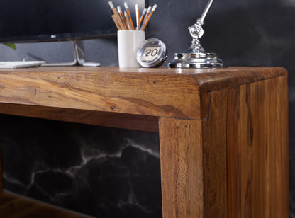 Nancy's Presicce Bureau - Computertafel - Massief Sheeshamhout - ± 120 x 60 x 75 cm