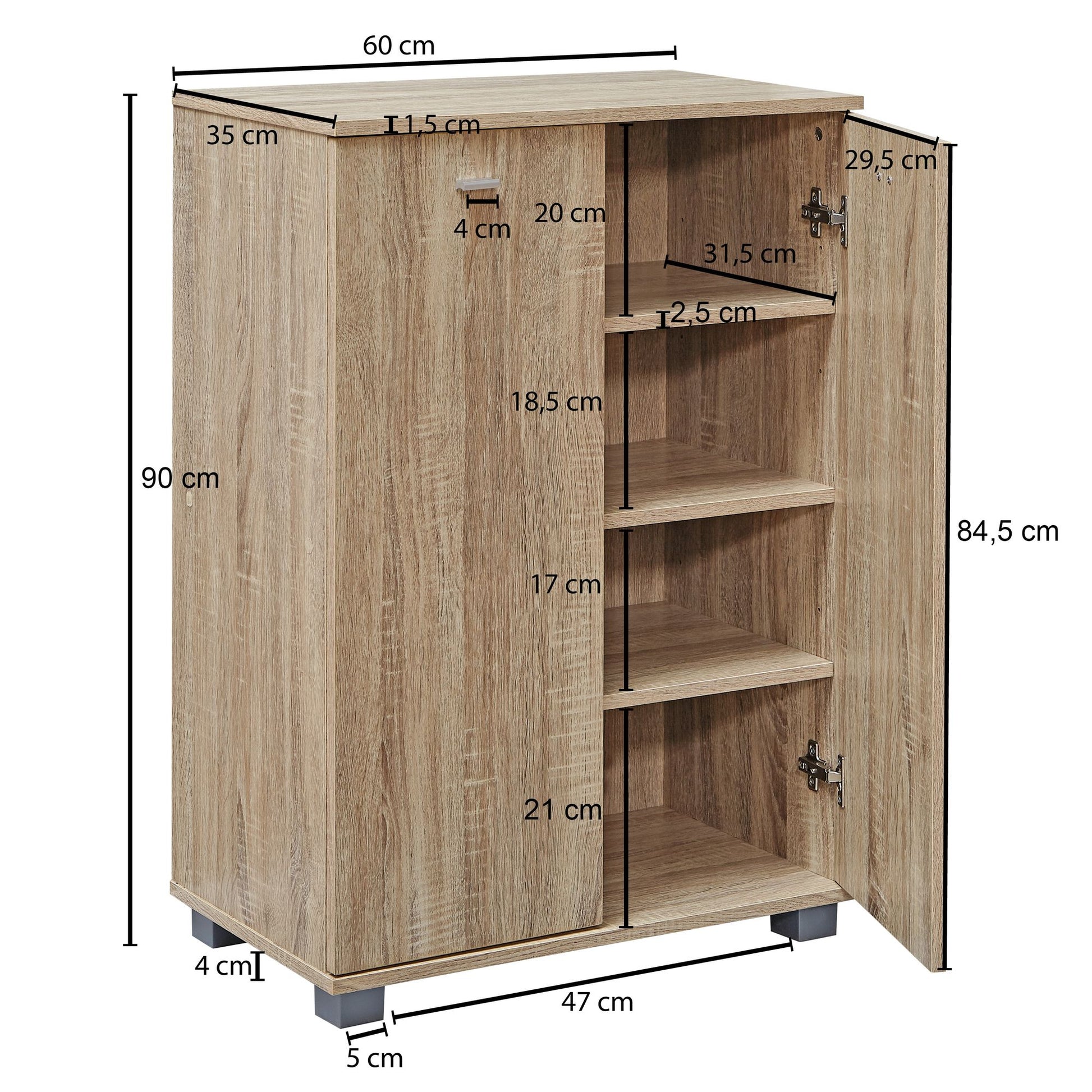 Nancy's Schoenenkast - Schoenenrek - Voor 12 Paar Schoenen - Schoenenkasten