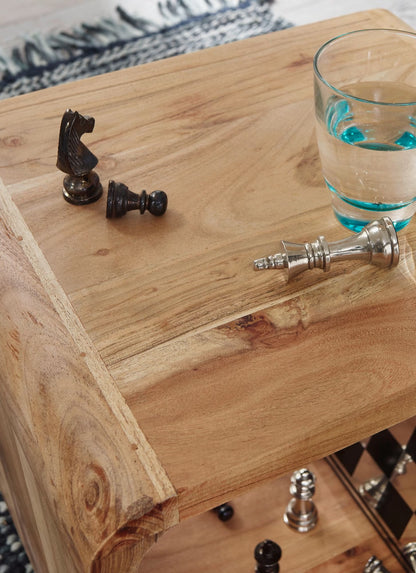 Nancy's Valbrona Salontafel Set - Bijzettafels - Tafelset - Massief Acaciahout