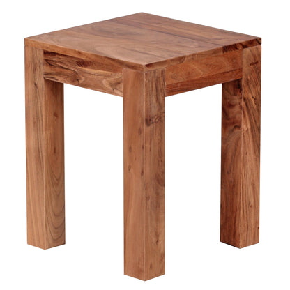 Table d'appoint Allouez de Nancy - Bois d'acacia - Table basse - Tables d'appoint - 35 x 35 x 45 cm