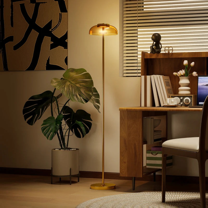 Nancy's Paestum Vloerlamp - Staande Lamp - LED-Lamp - Messing