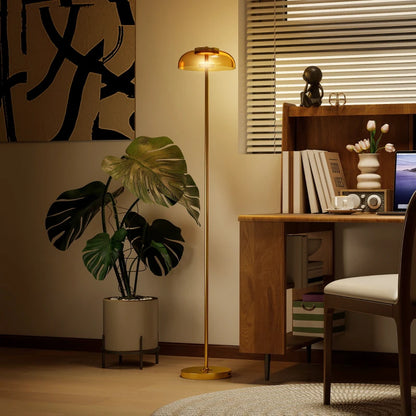 Nancy's Paestum Vloerlamp - Staande Lamp - LED-Lamp - Messing